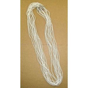 18" Clear Bead Necklaces - 10 Strands NEW
